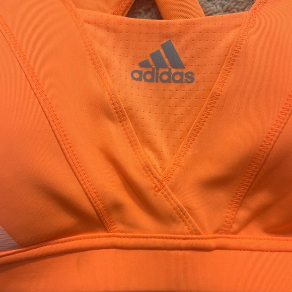NWOT Adidas Climacool Sport Bra, M, Orange - Picture 7 of 7